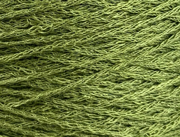 Art. Lino Cordonetto 320 m / 100 g  – 100% Leinen Sommergarn col. Olivgrün